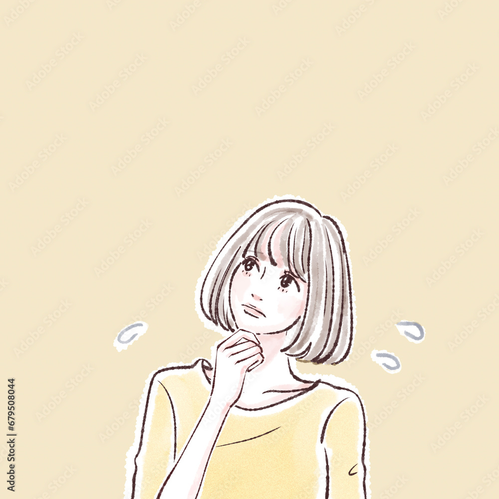 女性・女の子のイラスト素材 女性・女の子のイラスト素材