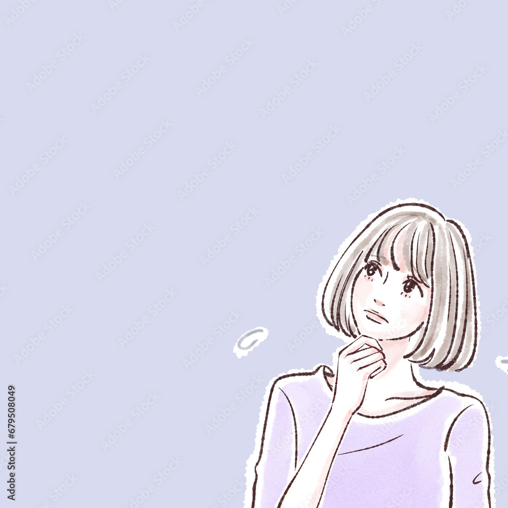 女性・女の子のイラスト素材 女性・女の子のイラスト素材