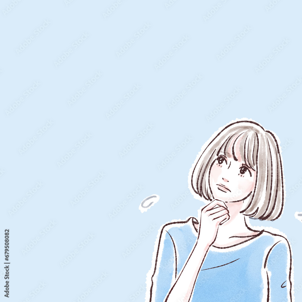 女性・女の子のイラスト素材 女性・女の子のイラスト素材