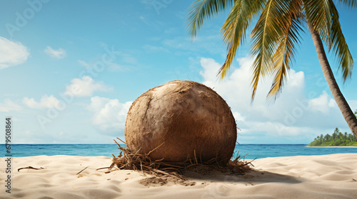 A large coconut