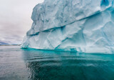 Antarctic icebergs in the ocean, Antarctic Peninsula, Antarctica