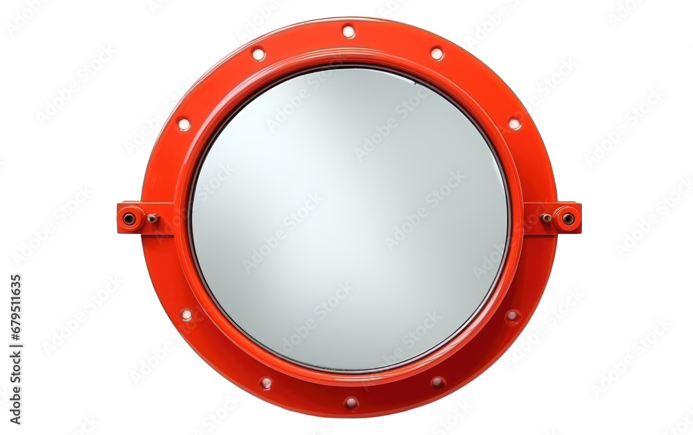 Signaling Mirror with Sighting Hole On Transparent PNG