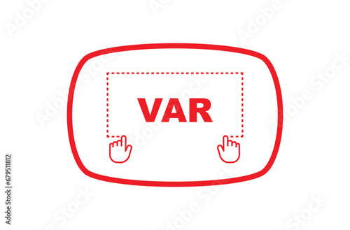 var icon on white background