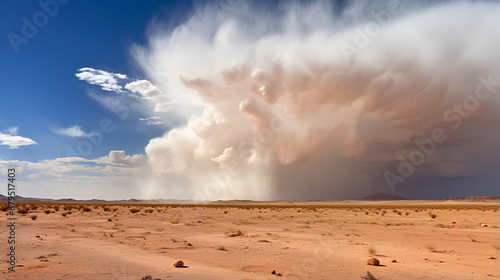 Clouds Exploding in the Desert