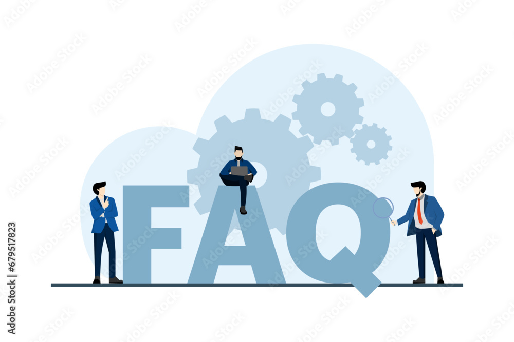 frequently asked questions concept, frequently asked questions around exclamation marks and question marks, question answer metaphor, FAQ for landing pages, mobile apps, web banners, infographics. frequently asked questions concept, frequently asked questions around exclamation marks and question marks, question answer metaphor, FAQ for landing pages, mobile apps, web banners, infographics.