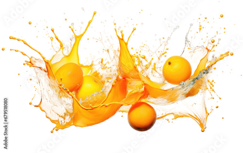 Crisis-Ready Mango Juice Splash On Transparent PNG