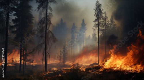 Discover the utilization of for forecasting and preventing forest fires  preserving virtual ecosystems