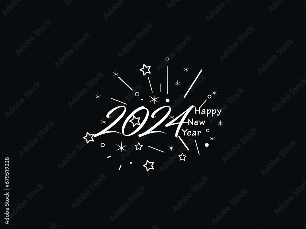 Happy New Year, New Year, 2024 Happy New Year, New Year Design, Happy New Year 2024, Celebration 2024, Holiday 2024, Congratulation 2024, Luxury Line Art Vector Happy New Year Star Design For 2024 Happy New Year, New Year, 2024 Happy New Year, New Year Design, Happy New Year 2024, Celebration 2024, Holiday 2024, Congratulation 2024, Luxury Line Art Vector Happy New Year Star Design For 2024