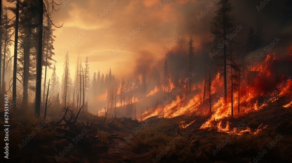 Discover the utilization of for predicting and preventing forest fires, saving virtual ecosystems