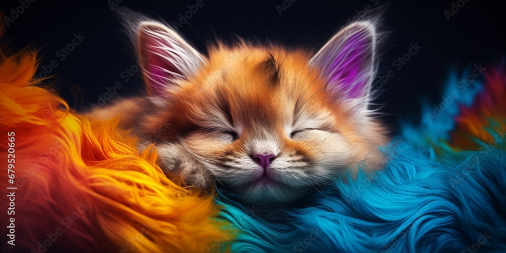 Bright sleeping animal poster Bright sleeping animal poster