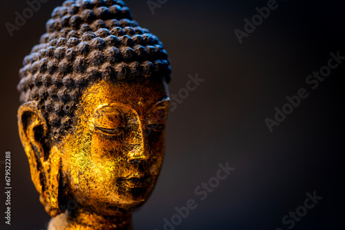 buddha statue in calm rest pose.Shakyamuni Buddha is a spiritual teacher, one of the three world religions. Given the name Siddhartha Gautama  Siddhattha Gotama  photo