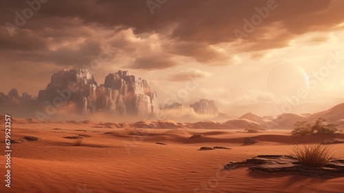 Explore the desert landscape, contending with frequent sandstorms and their impact on virtual infrastructure