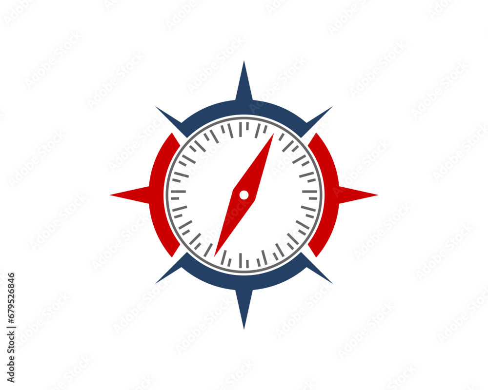 Compass vector illustration icon logo Compass vector illustration icon logo