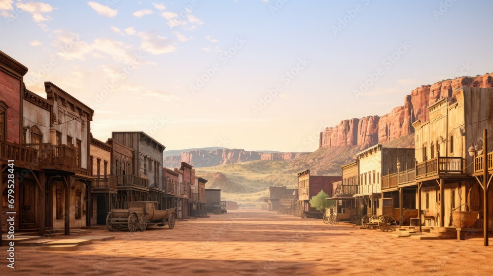 Dust and Spurs: A Journey Through the Wild West, the iconic symbols of the Old West, providing a sense of nostalgia and adventure associated with this historical period.


 - obrazy, fototapety, plakaty 