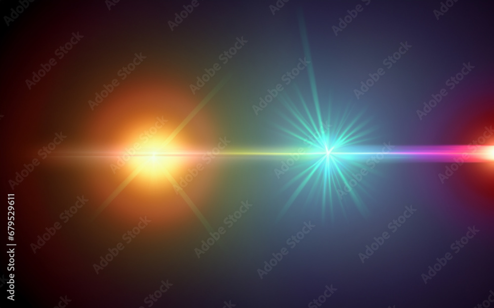 Obraz premium Optical Flares for Video Effect
