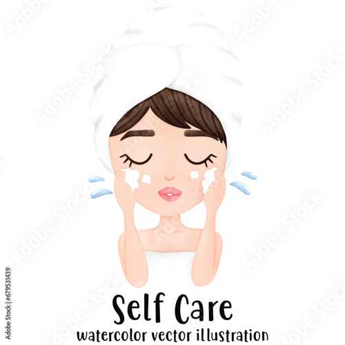 Facial Mask, woman face, self care, Skin care