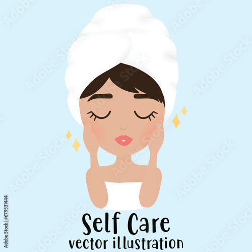Facial Mask, woman face, self care, Skin care