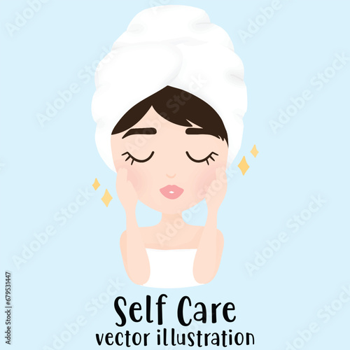 Facial Mask, woman face, self care, Skin care