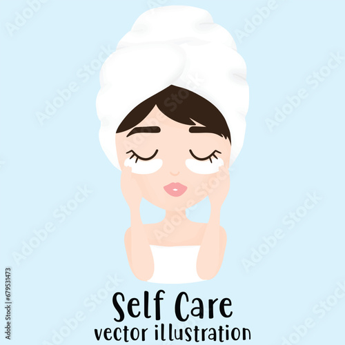 Facial Mask, woman face, self care, Skin care