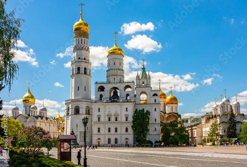 Ivan the Great Bell Tower in Moscow Kremlin, Russia photo