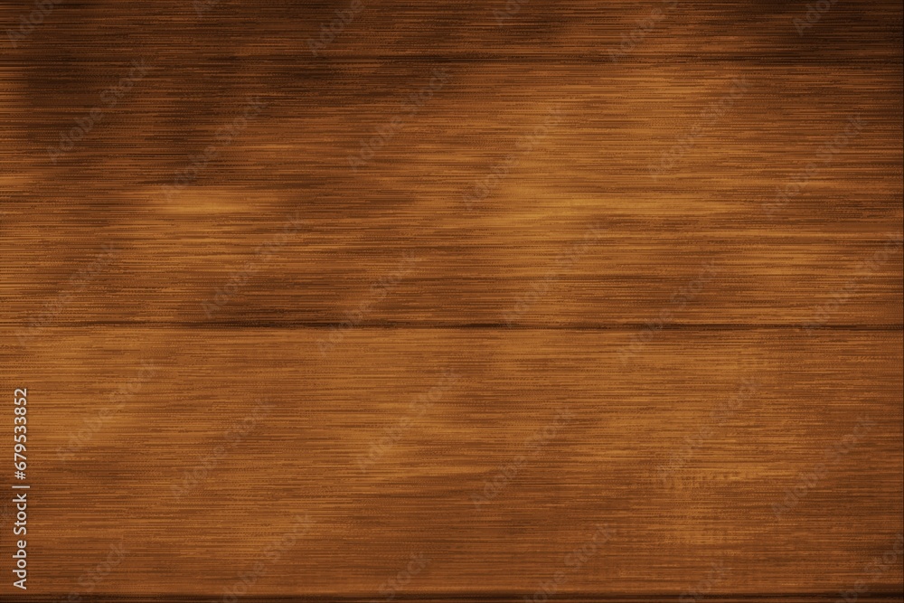 Fototapeta premium Smooth wood background with dark brown gradient blur effect.