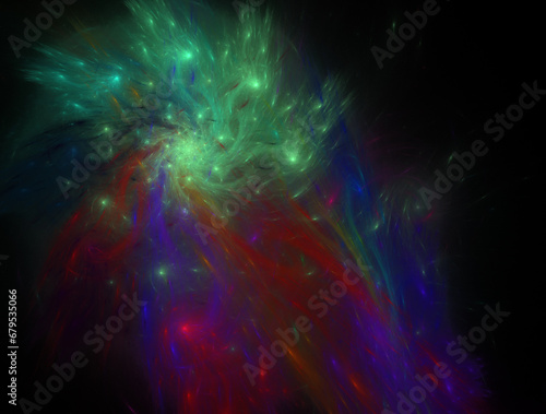 Imaginatory fractal abstract background Image