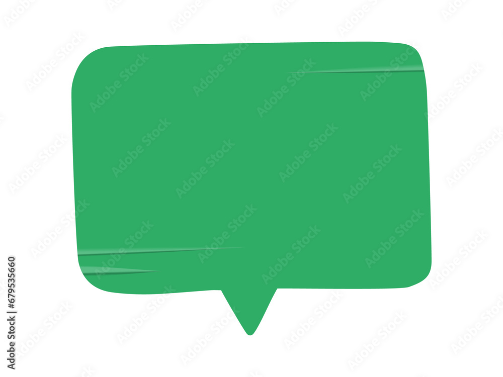Speech bubble with texture in collage style. Illustration on transparent background Speech bubble with texture in collage style. Illustration on transparent background