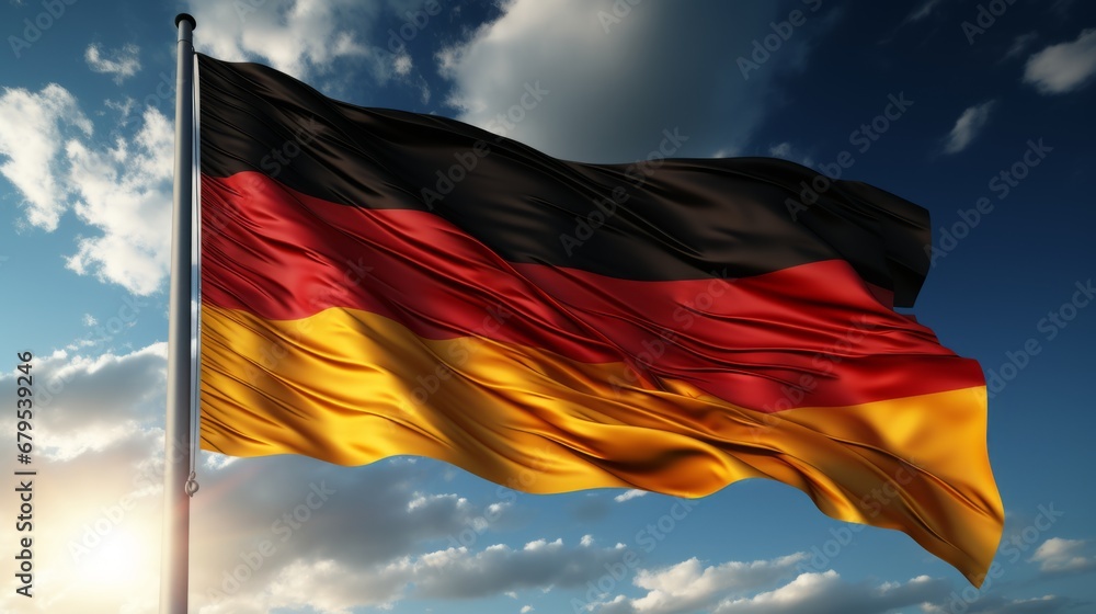 Germany National Flag. Flag of Germany. The federal flag shall be black, red and gold. Bundesflagge Germany National Flag. Flag of Germany. The federal flag shall be black, red and gold. Bundesflagge