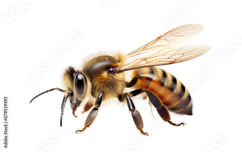Delicate Honeybee On Transparent Background ©  Creative_studio