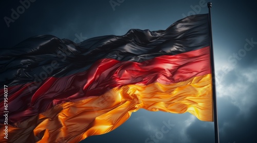 Germany National Flag. Flag of Germany. The federal flag shall be black, red and gold. Bundesflagge photo