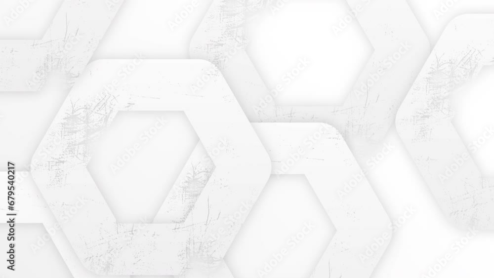 Grey white minimal geometric design with grunge texture. Abstract corporate motion background. Seamless loop. 4K footage Grey white minimal geometric design with grunge texture. Abstract corporate motion background. Seamless loop. 4K footage