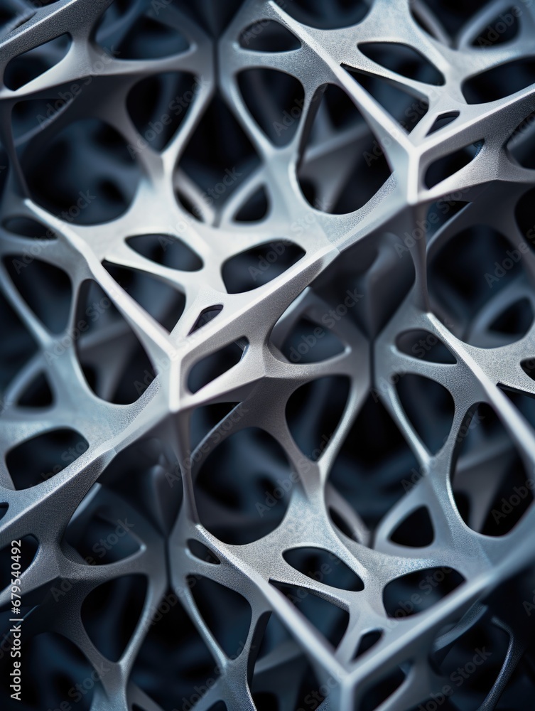 A close up view of a metal structure. Generative AI. A close up view of a metal structure. Generative AI.