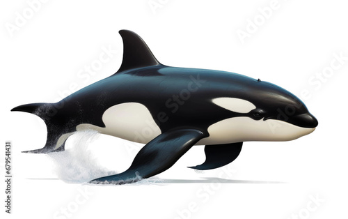 Orca Aquatic On Transparent Background