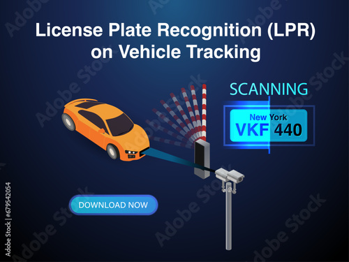 Smart LPR Camera Solutions landing page. Automated License Plate Recognition. Car registration and speed detection. Monitoring, Location tracking radar and road traffic rule violation.