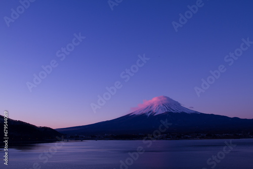 早朝の富士山