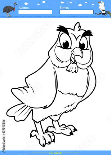Lets color it Owl