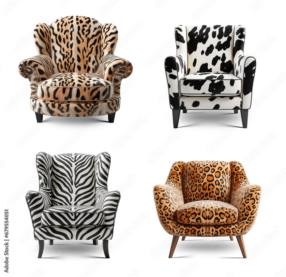 Sensational Animal Print Armchairs: A Statement of Style