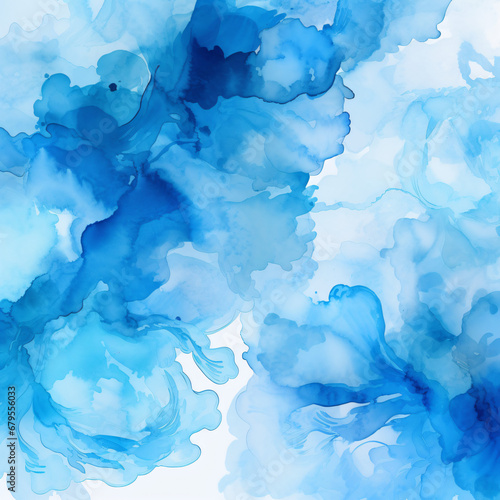 Watercolor blue element background