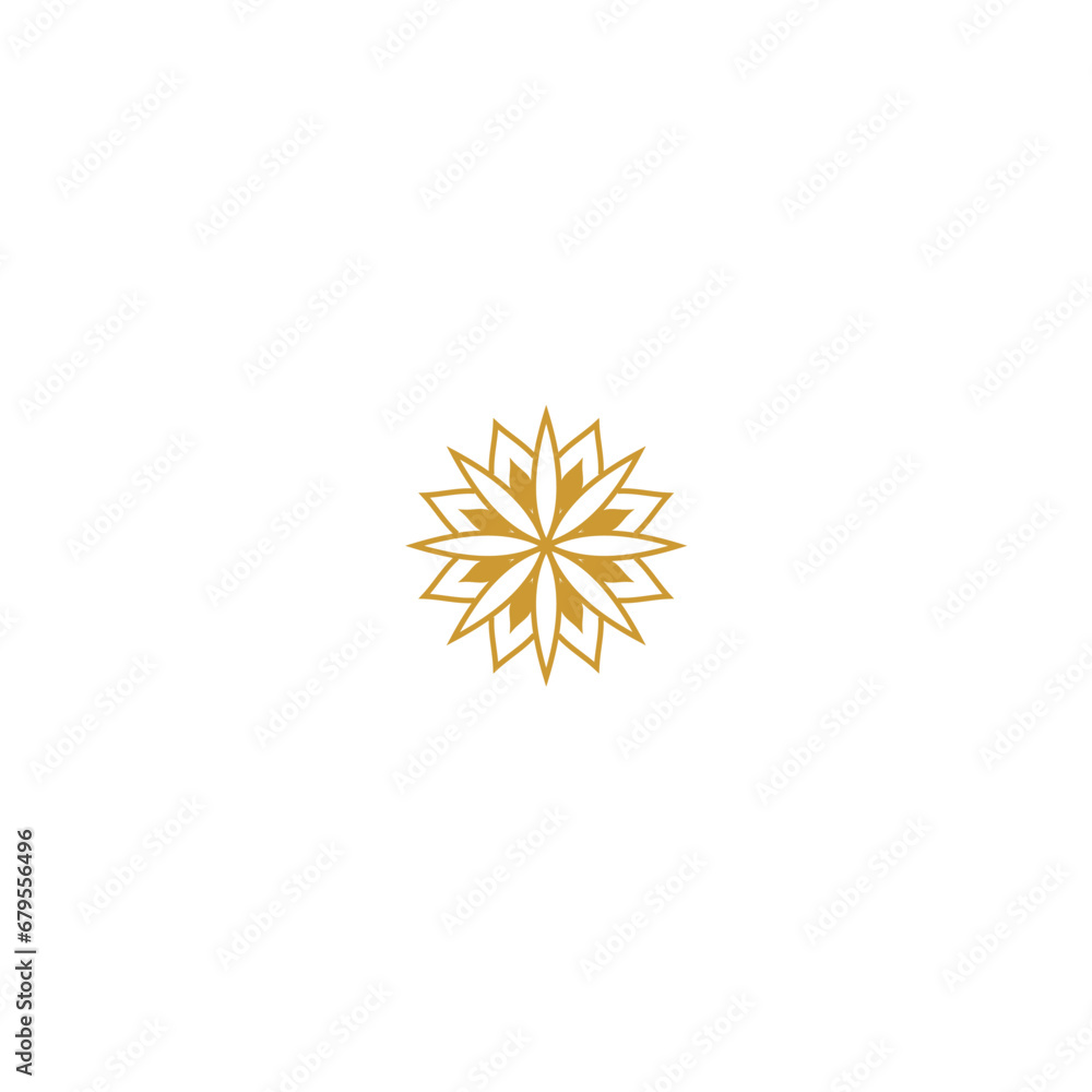set of gold colored mandala elements art set of gold colored mandala elements art