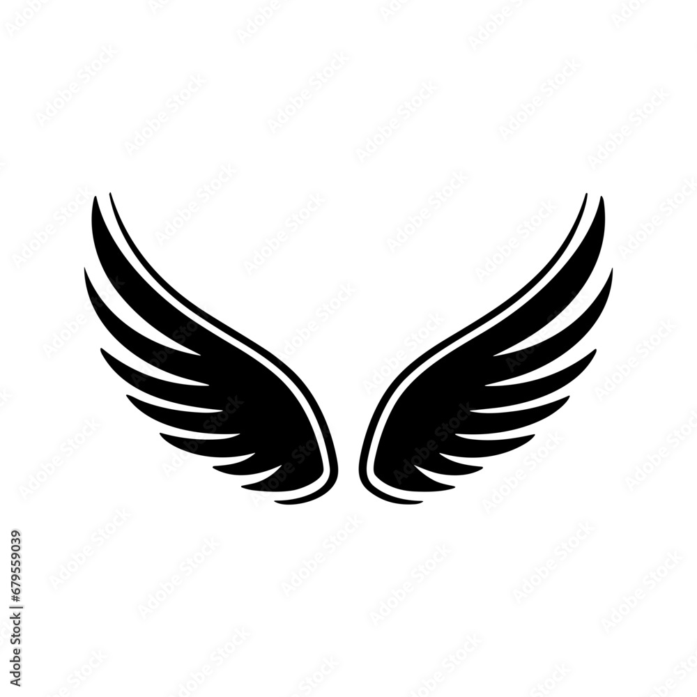 wing isolated vector wing isolated vector