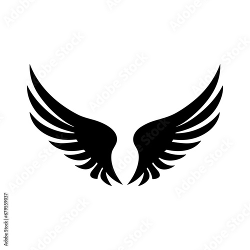 wing isolated vector