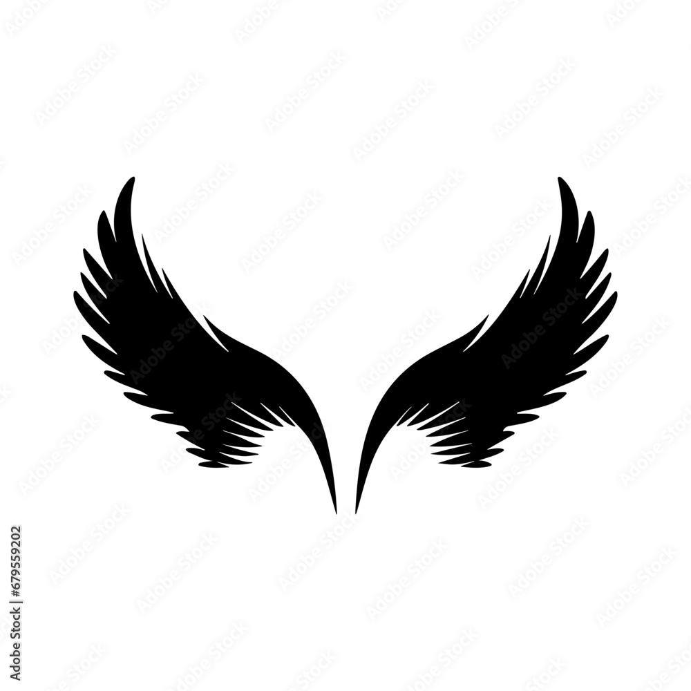 wing isolated vector wing isolated vector