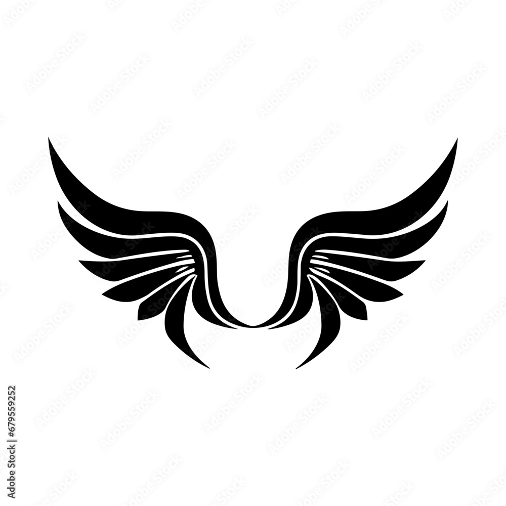 Fototapeta premium wing isolated vector