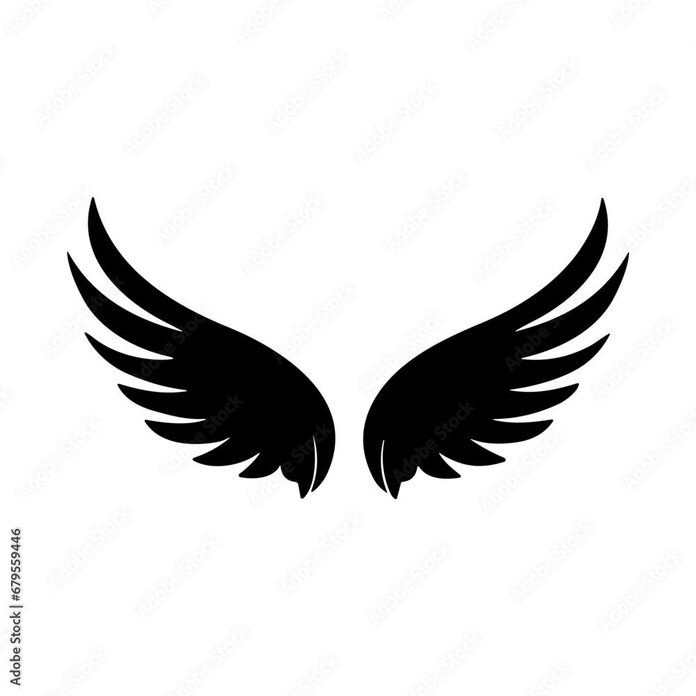 wing isolated vector wing isolated vector
