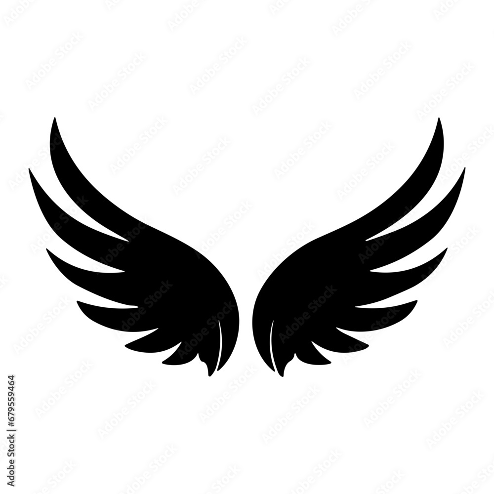 wing isolated vector wing isolated vector