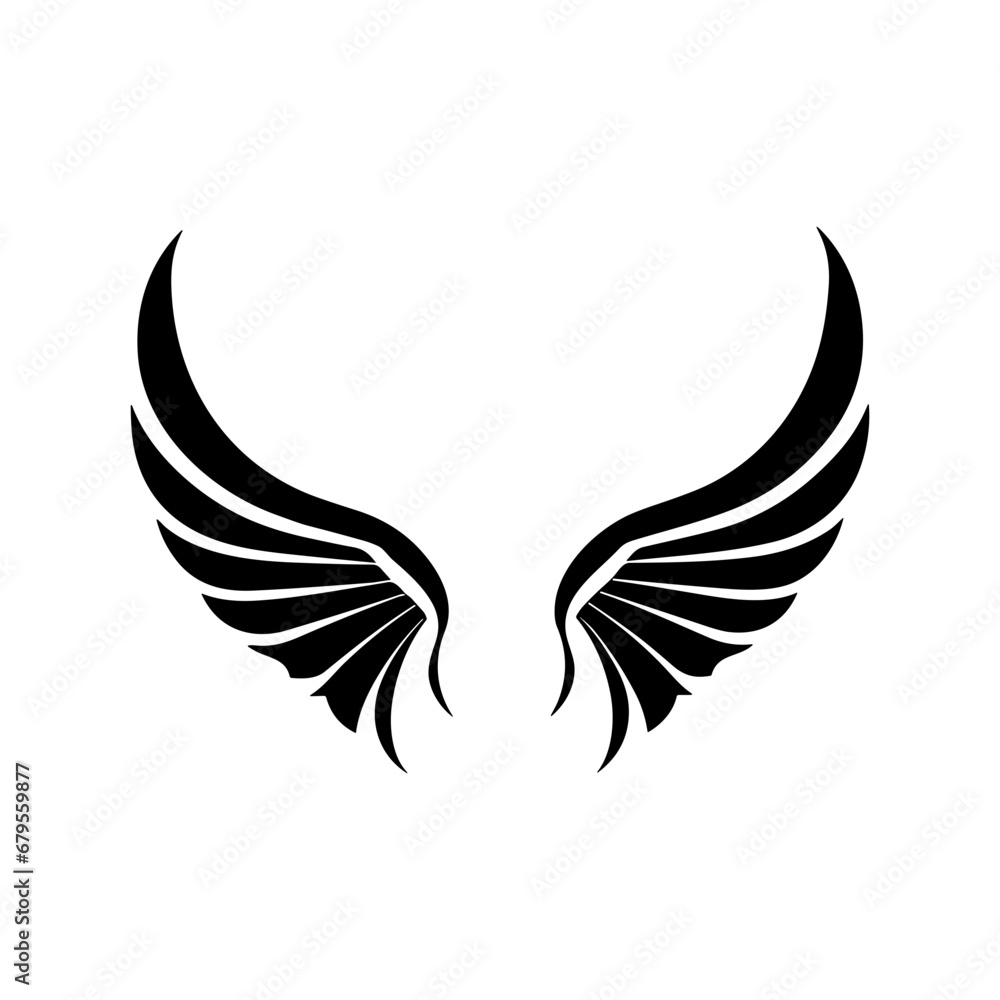 wing isolated vector wing isolated vector