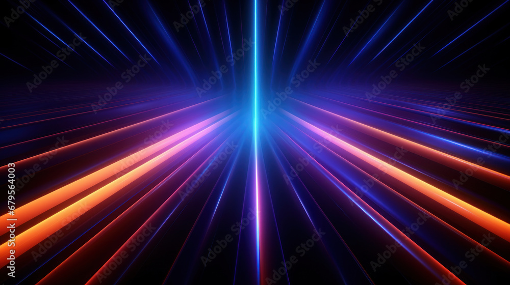 Technology abstract background. Digital line dot and colorful bokeh. Graphic design. Generative ai. Technology abstract background. Digital line dot and colorful bokeh. Graphic design. Generative ai.