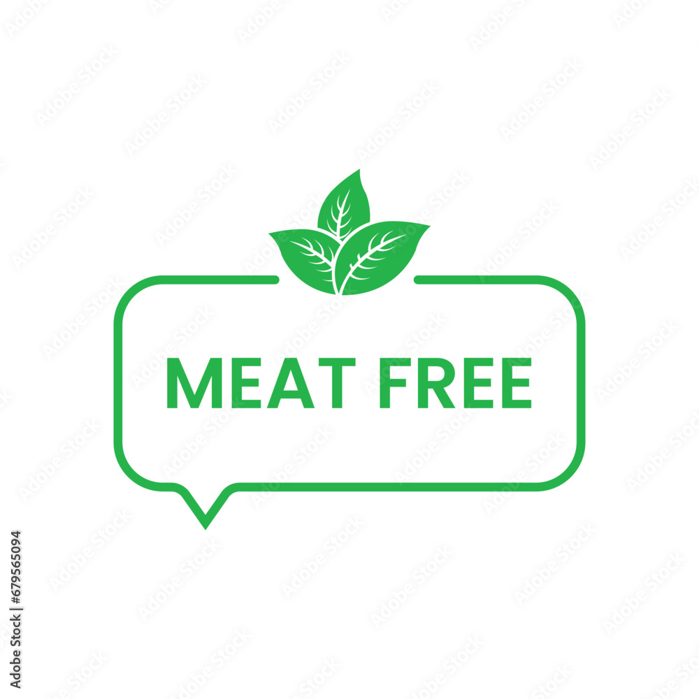 green thin line simple meat free icon. cartoon flat style trend modern vegan logotype graphic art design isolated on white background. concept of taboo on killing animals for food or vegetarian meal green thin line simple meat free icon. cartoon flat style trend modern vegan logotype graphic art design isolated on white background. concept of taboo on killing animals for food or vegetarian meal