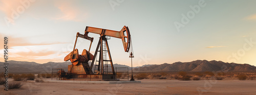 Crude oil. Global crisis. International War on oil prices worldwide. Pump rig, Pumpjack. Oil and gas production, Oilfield site, Drilling derricks, Fossil fuels, Gasoline concept. Ai generative photo