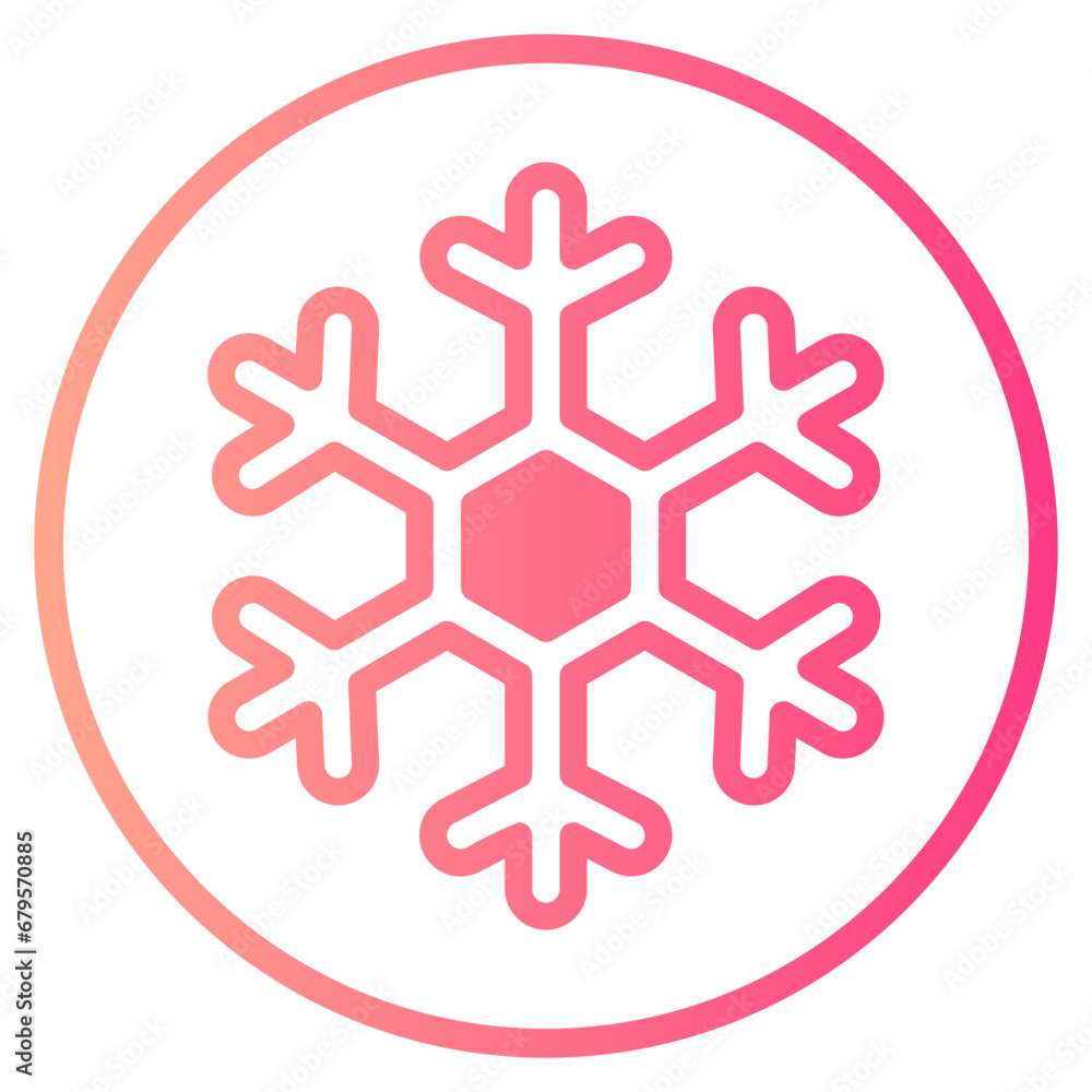Obraz premium snow gradient icon